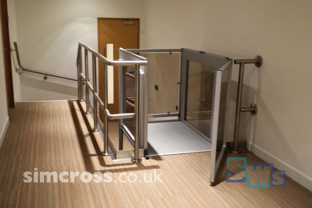 London – stainless steel staircase. Simcross Welding Services steel railings London and Herts