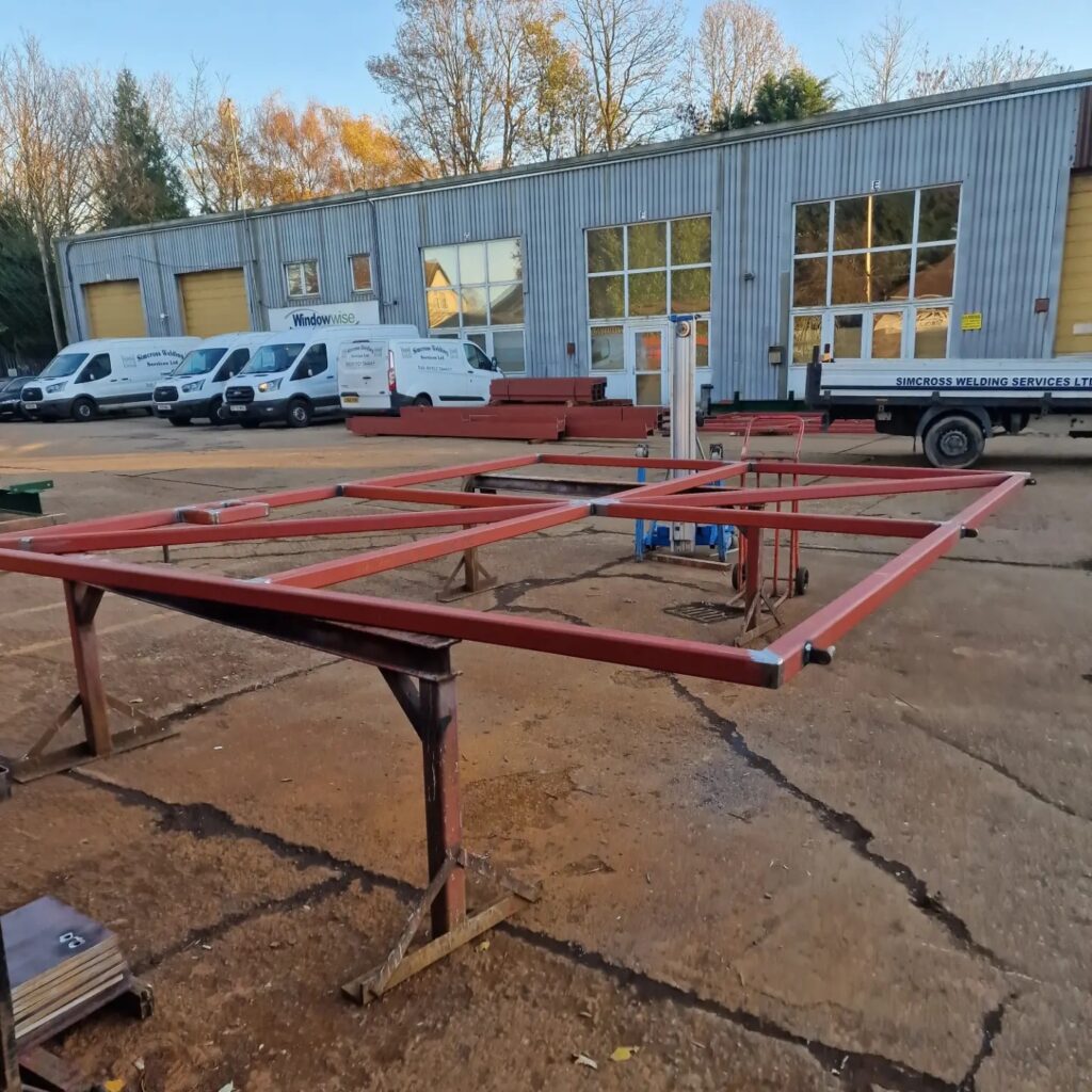 Simross Welding Services, fabrication work for Hitchin Waste Transfer Station